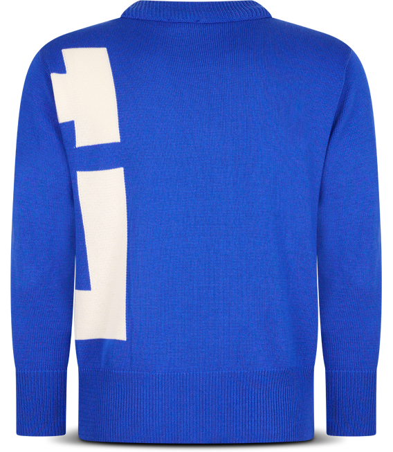 Nummer 21 Pirlo trui – Blauw achterzijde Nummer 21 Pirlo trui - Blauw achterzijde