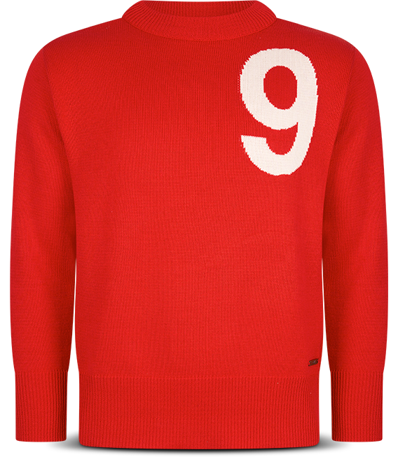Nummer 9 trui - Rood Nummer 9 trui - Rood