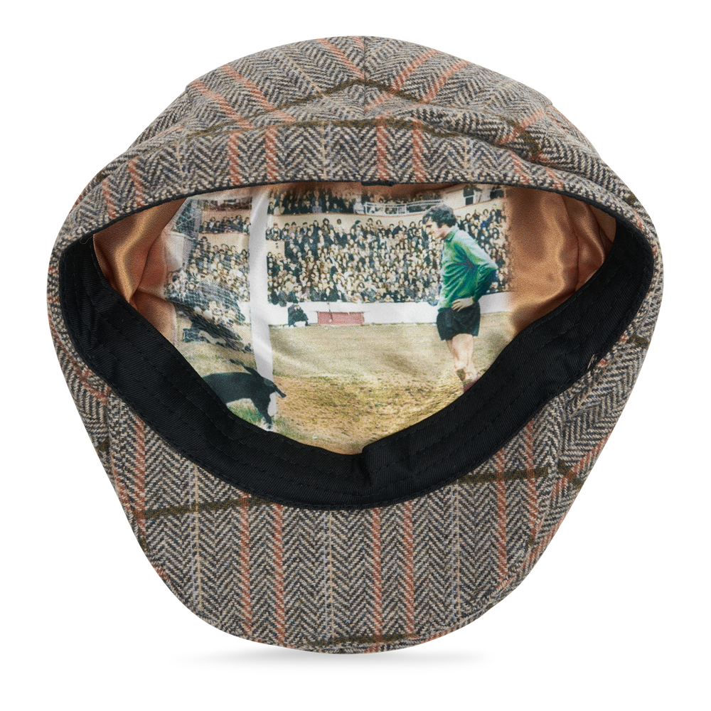 English flatcap binnenzijde English flatcap binnenzijde