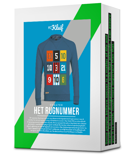 Het rugnummer sweater Het rugnummer sweater