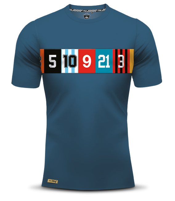 Het rugnummer t-shirt Het rugnummer t-shirt