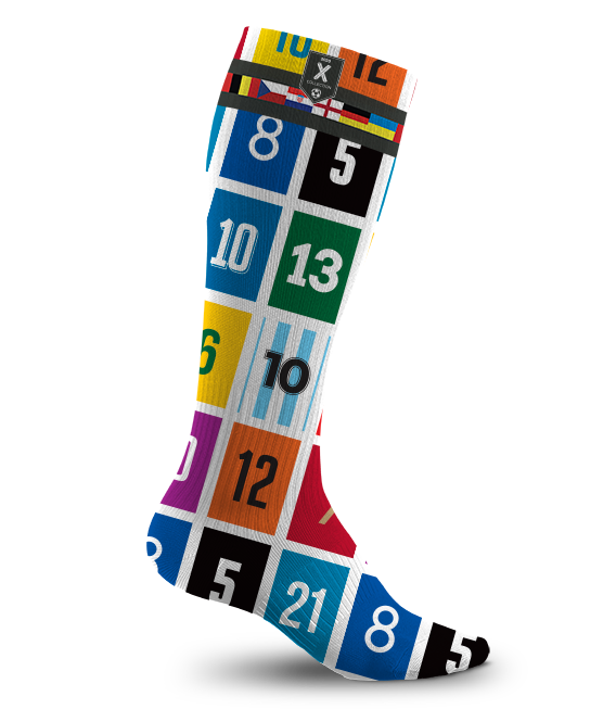 Het rugnummer kousen Het rugnummer kousen